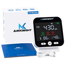 Load image into Gallery viewer, AIRKNIGHT Premium CO2 Monitor, Humidity & Temperature