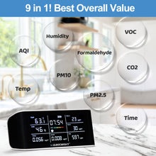 Load image into Gallery viewer, AirKnight 9-In-1 Indoor Air Quality Monitor