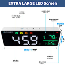 Load image into Gallery viewer, AirKnight 3-in-1 Decibel Meter Sound Level Reader + Humidity & Temperature