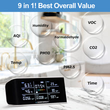 Load image into Gallery viewer, AirKnight 9-In-1 Indoor Air Quality Monitor
